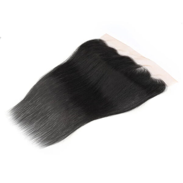 Wholesale Bulk Sale Manufacturer High Quality 13*4 Free Part HD Lace Human Hair Wigs Straight Transparent Natural Black Hair Lace Frontal Wig For Women - Image 3