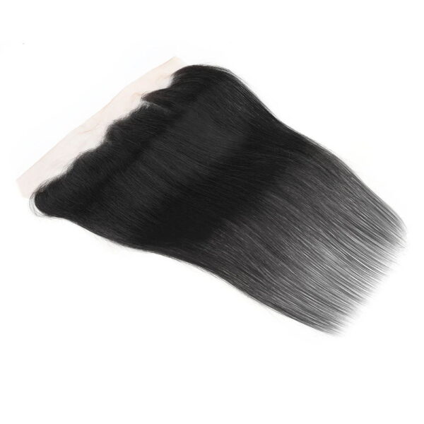 Wholesale Bulk Sale Manufacturer High Quality 13*4 Free Part HD Lace Human Hair Wigs Straight Transparent Natural Black Hair Lace Frontal Wig For Women - Image 4