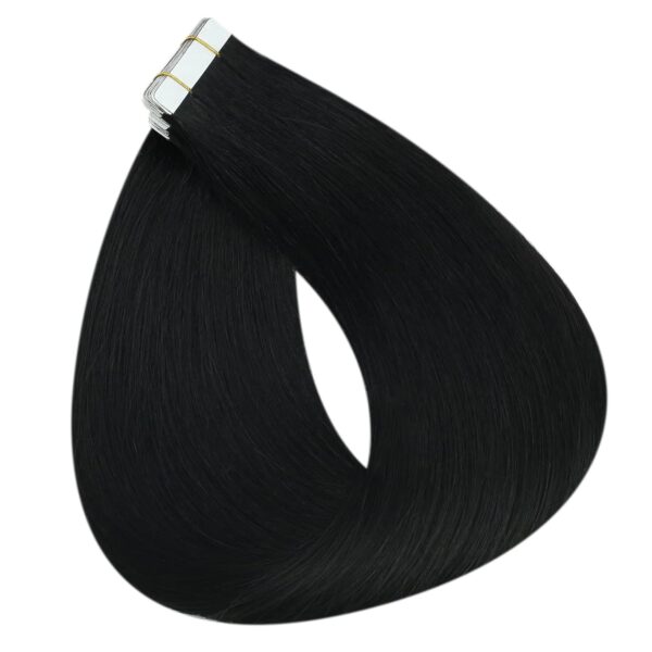 Hair Extensions Wholesale Bulk Sale Factory High Quality invisible cuticle aligned tape in Hair Double Drawn 100% Remy Virgin Human Nature Black Straight Hair