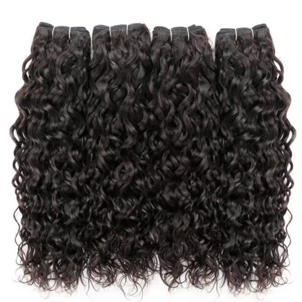 Hair Extensions Wholesale Bulk Sale Factory High Quality invisible cuticle aligned Hair Bundles Double Drawn 100% Remy Virgin Human Nature Black Natural Wave Hair - Image 2