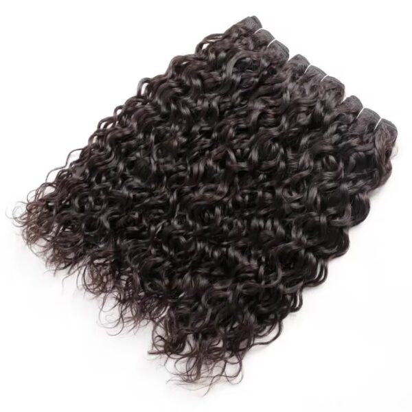 Hair Extensions Wholesale Bulk Sale Factory High Quality invisible cuticle aligned Hair Bundles Double Drawn 100% Remy Virgin Human Nature Black Natural Wave Hair - Image 4