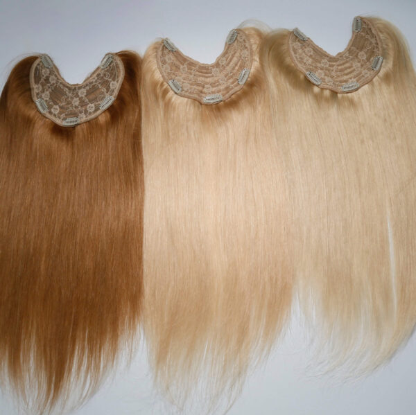 U-shaped Clip in Hair Extensions Wholesale Bulk Sale Factory High Quality Brown Golden and Light Blonde Long Straight Human Hair Extensions