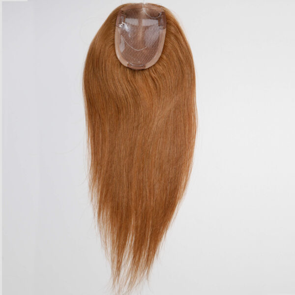 Human Hair Toppers Wholesale Bulk Sale Factory High Quality Human Straight Light Brown Hair Clip in Hair Pieces