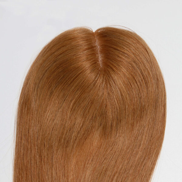 Human Hair Toppers Wholesale Bulk Sale Factory High Quality Human Straight Light Brown Hair Clip in Hair Pieces - Image 3