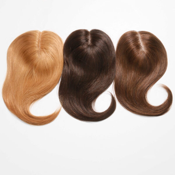 Human Hair Toppers Wholesale Bulk Sale Factory High Quality Human Straight Blonde Black and Brown Hair Clip In Hair Pieces - Image 2