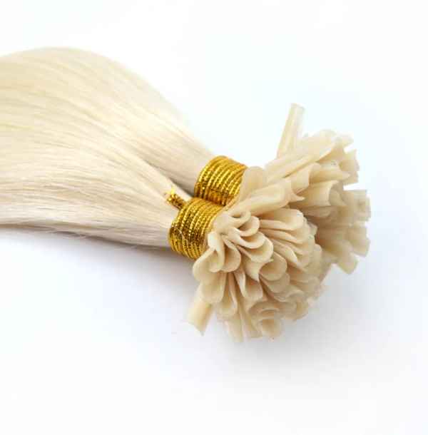 Human Hair U Tip Wholesale Bulk Sale Factory High Quality Human Straight Blonde Hair Clip in Hair Pieces - Image 4