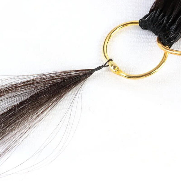 100%Human Hair Double Feather Hair WholesaleHigh Quality Human Straight Blonde Black and Brown Hair - Image 5