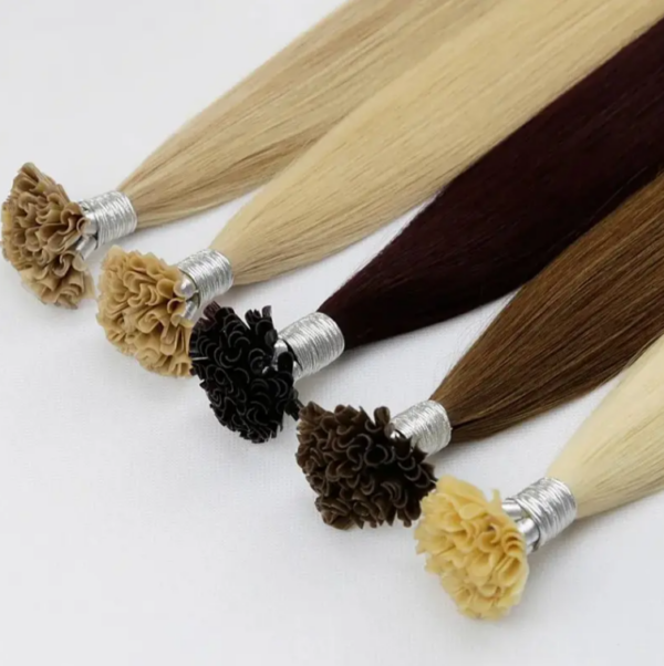 Human Hair U Tip Wholesale Bulk Sale Factory High Quality Human Straight Blonde Hair Clip in Hair Pieces - Image 2