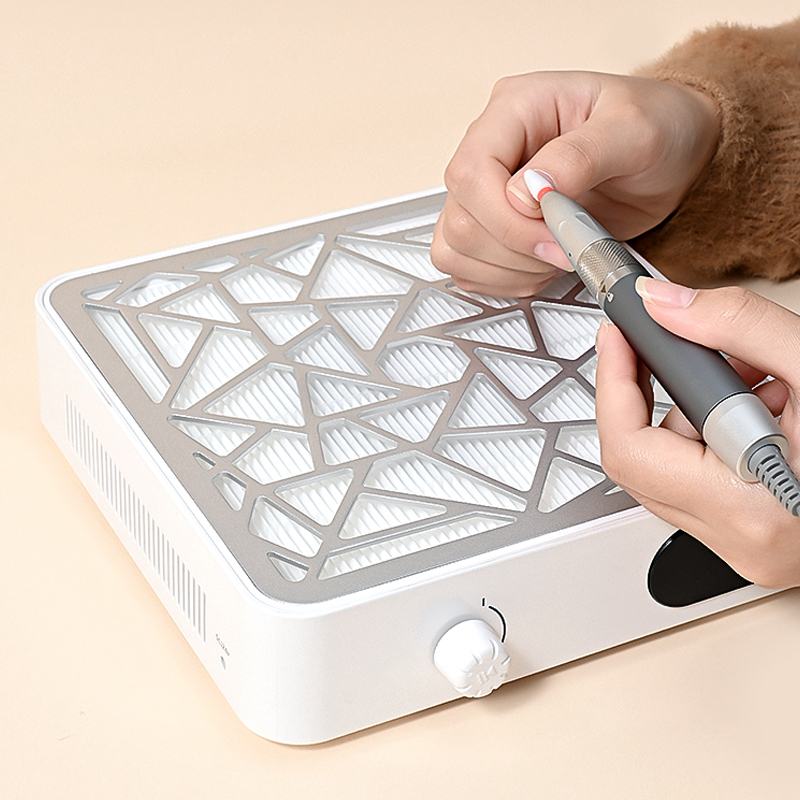 Professional Brushless Turbine Nail Collector New Design Nail Dust Collector for Salon Nail Supplies