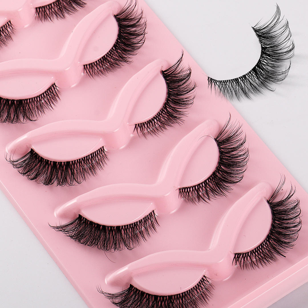 Costomized Wholesale Synthetic Hair Lashes Full Strip Eyelashes False Eyelashes - Image 4