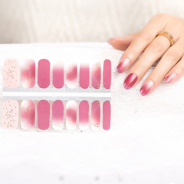 Hot Nail Full Sticker Cover Wraps Thin Self-adhesive Nail Stickers for Nail Wraps - Image 5