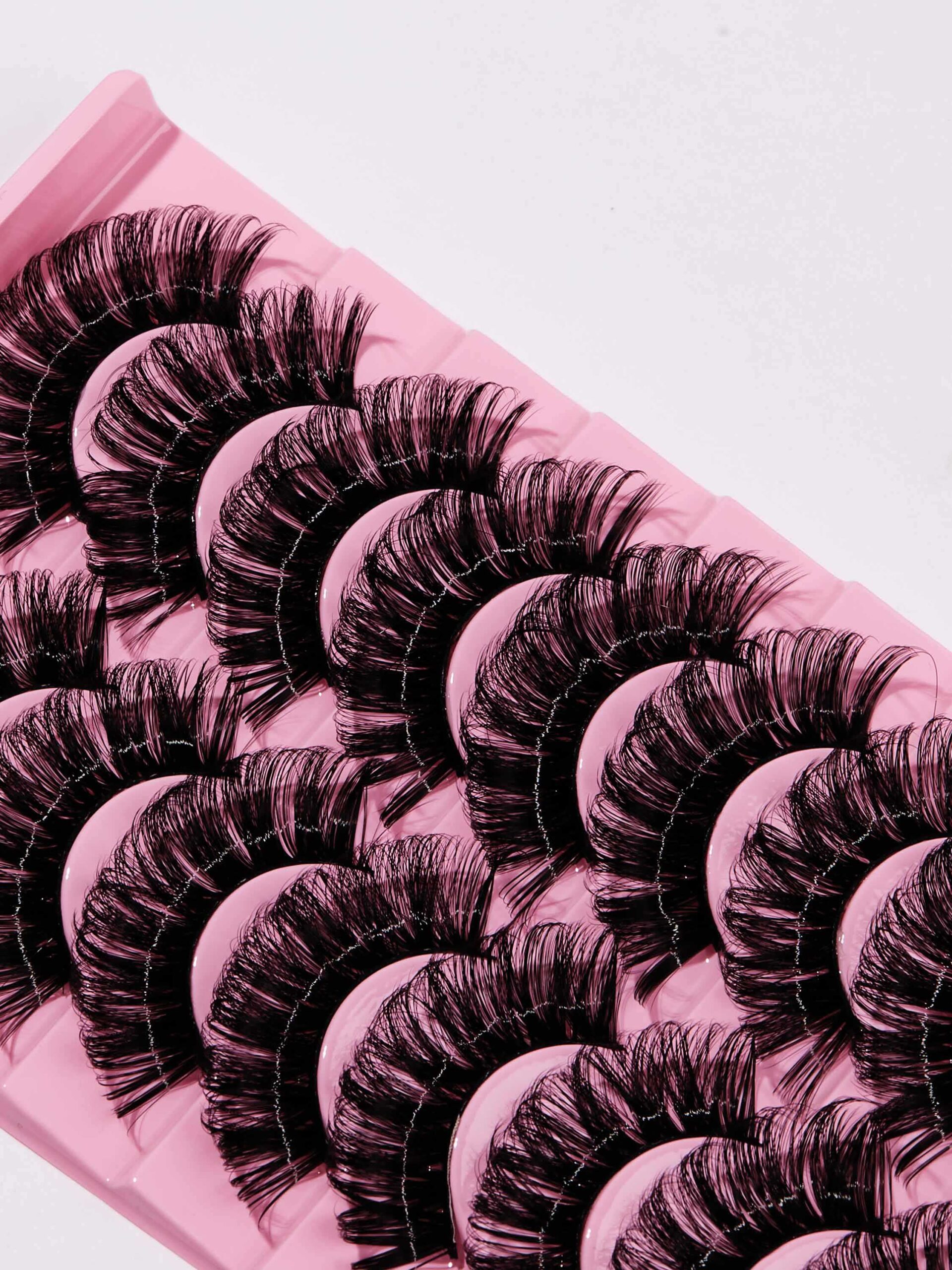 Costomized Wholesale Synthetic Hair Popular Natural Long False Eyelashes 3D Super Lashes - Image 3