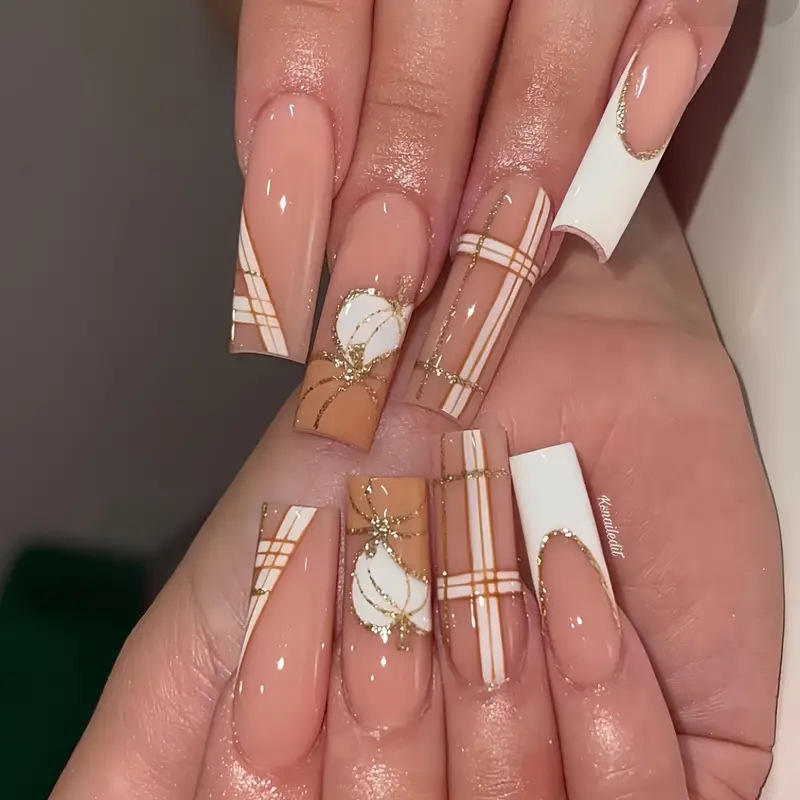 Wholesale Custom Press on Nails Square Mechanical Nail Elegant and Long Style - Image 2