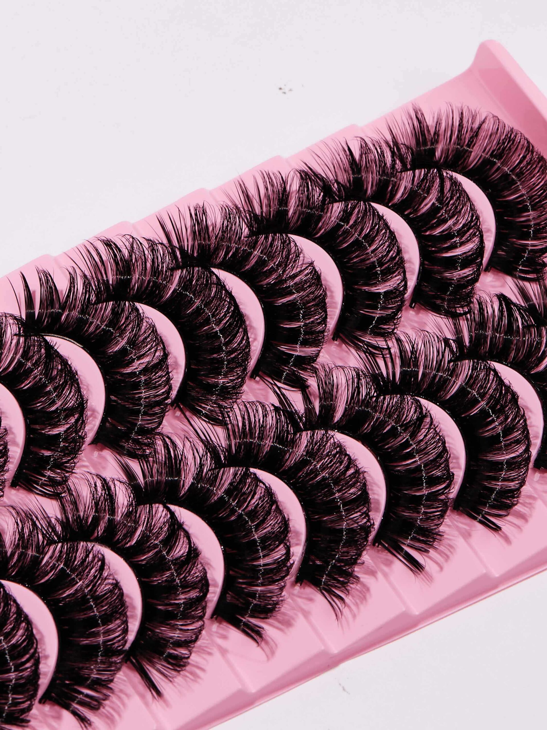 Costomized Wholesale Synthetic Hair Popular Natural Long False Eyelashes 3D Super Lashes - Image 4