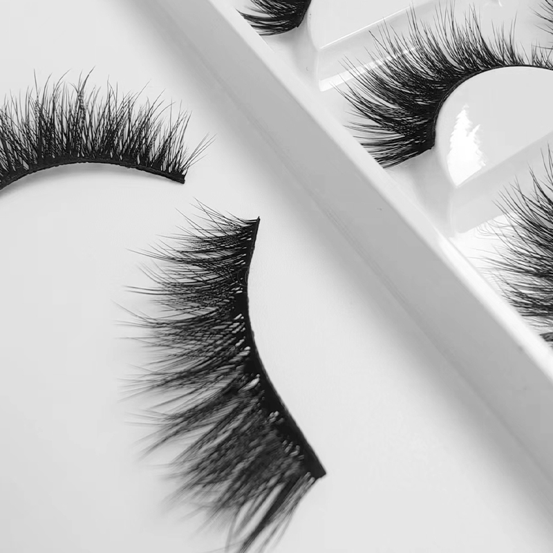 Costomized Factory Cheap Wholesale Synthetic Hair Private Label Full Strip Lashes False Eyelashes - Image 2