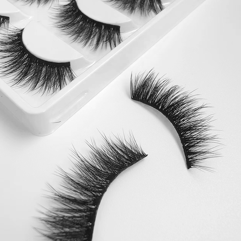 Costomized Factory Cheap Wholesale Synthetic Hair Private Label Full Strip Lashes False Eyelashes - Image 3