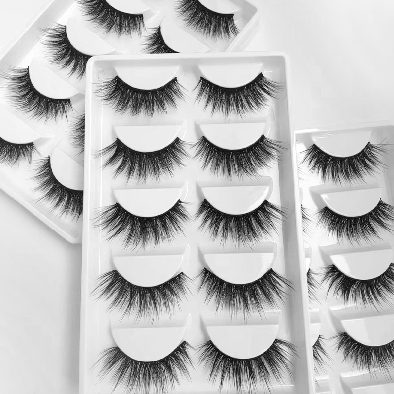 Costomized Factory Cheap Wholesale Synthetic Hair Private Label Full Strip Lashes False Eyelashes - Image 4