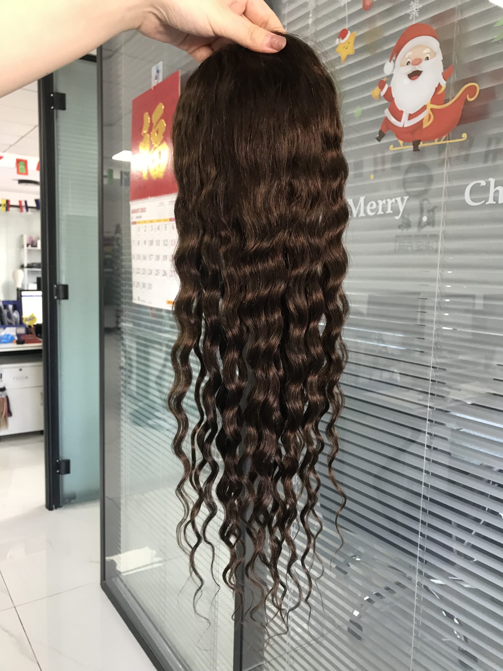 Costomized Wholesale Bulk Sale Factory High Quality Human Hair 14×16 U Part Silk Base Topper Body Wave - Image 4