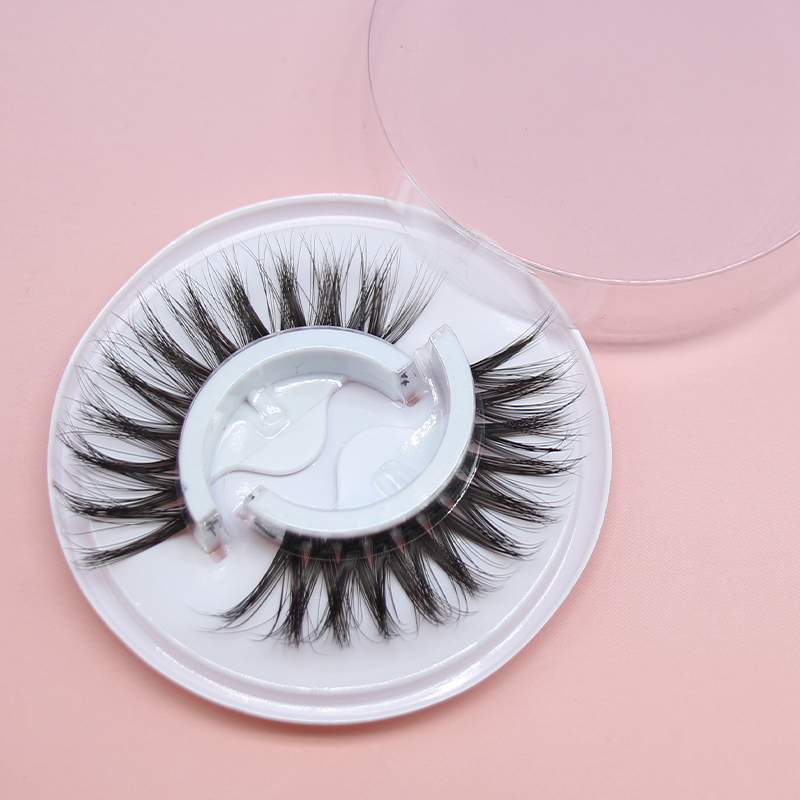 Costomized High Volume Self Adhesive Lashes No Glue Needed False Eyelashes - Image 4