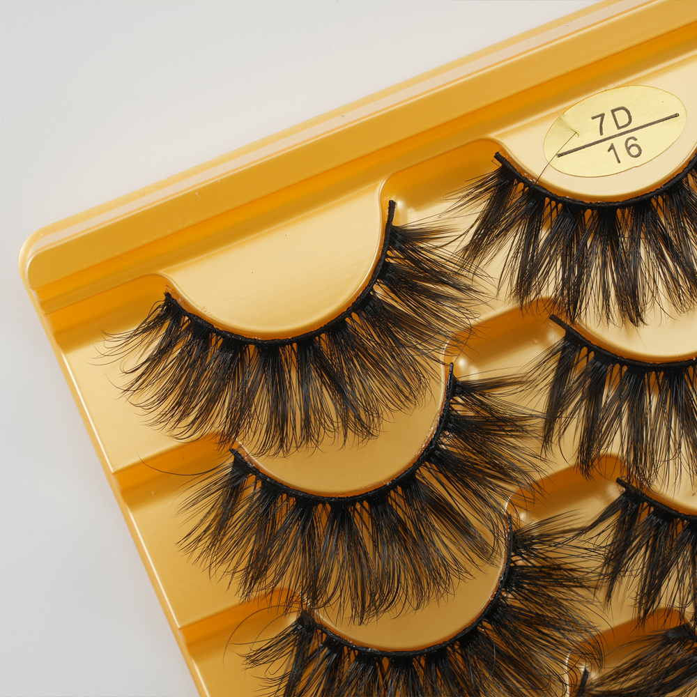 Costomized WholesaleSynthetic Hair Full Strip Eyelashes Long Dramatic 3D Artificial Mink False Eyelash - Image 3