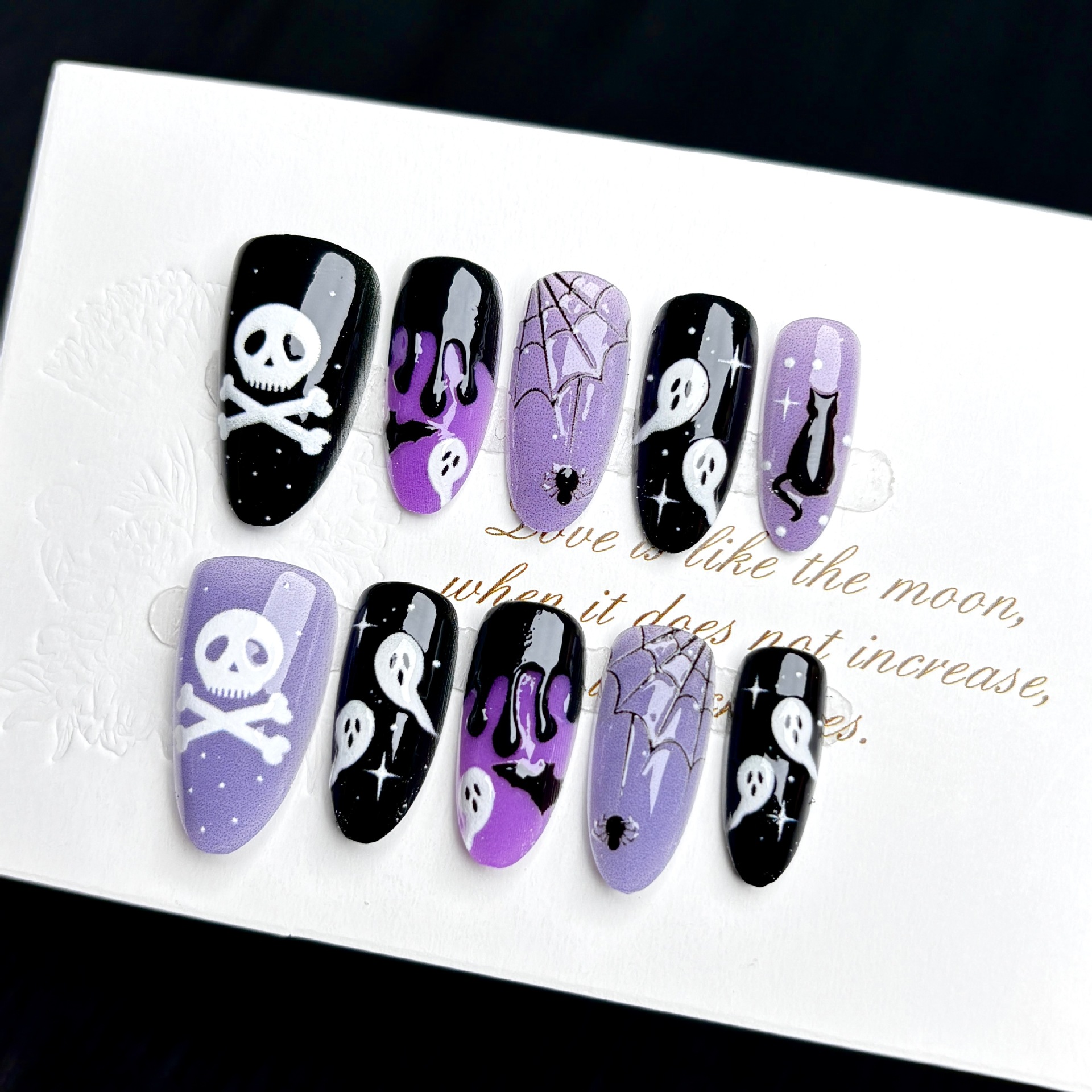 Wholesale Custom Press on Nails Almond Mechanical Nail Exquiste Cartoon Style - Image 5