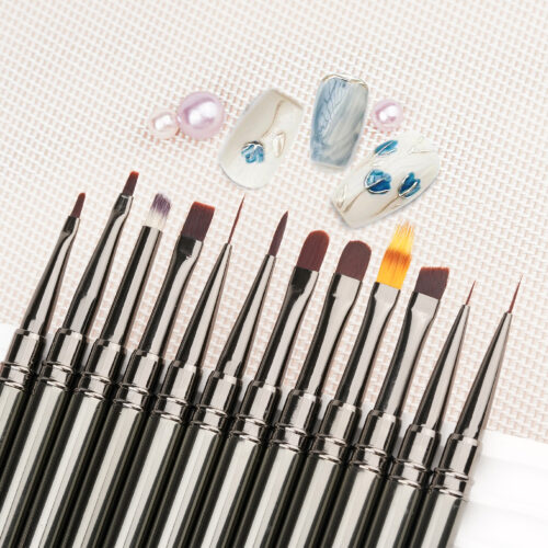 31 Customized Logo Nail Brush Set Nail Art Brush Manicure Salon Use