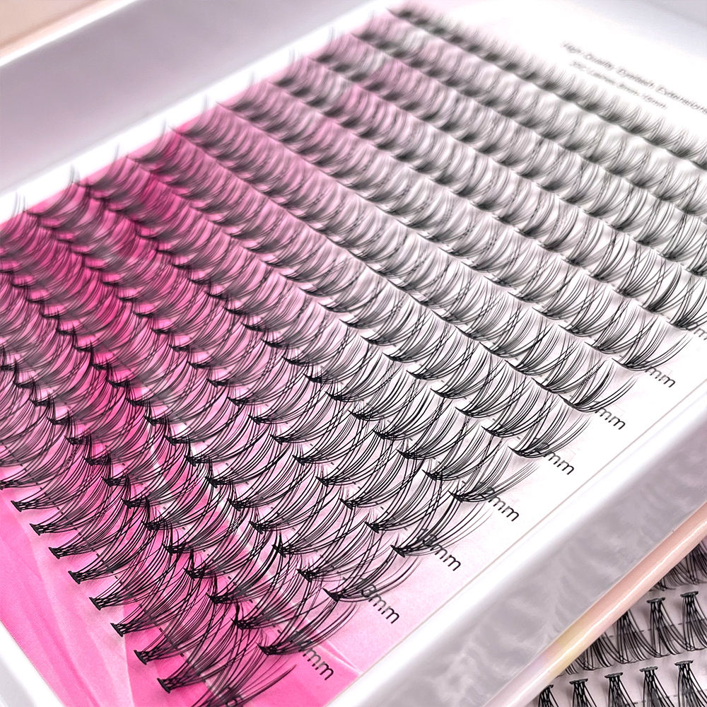 Wholesale Individual Lash Clusters Eyelash Professional Diy Lash Extension Pre-Cut Segment Cluster Lashes - Image 2