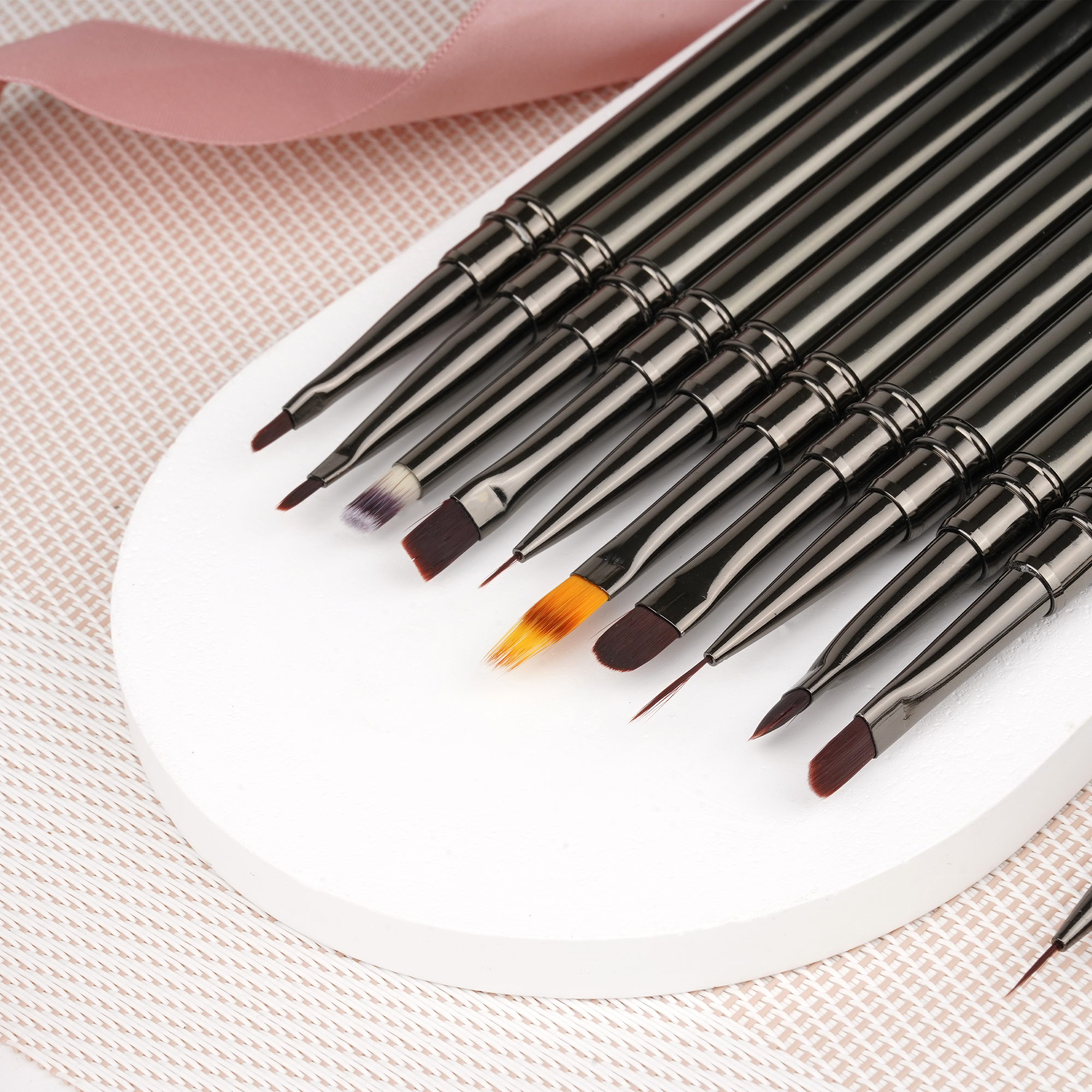 Customized Logo Nail Brush Set Nail Art Brush Manicure Salon Use - Image 2