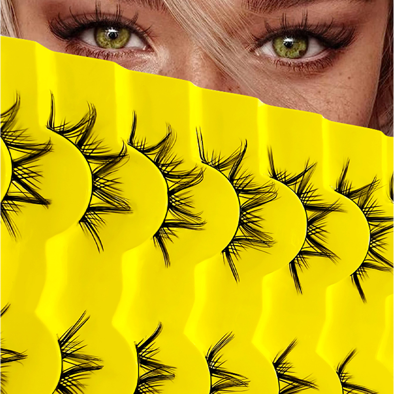 Costomized Wholesale Synthetic Hair False Eyelashes Natural Look Fox Eye - Image 2