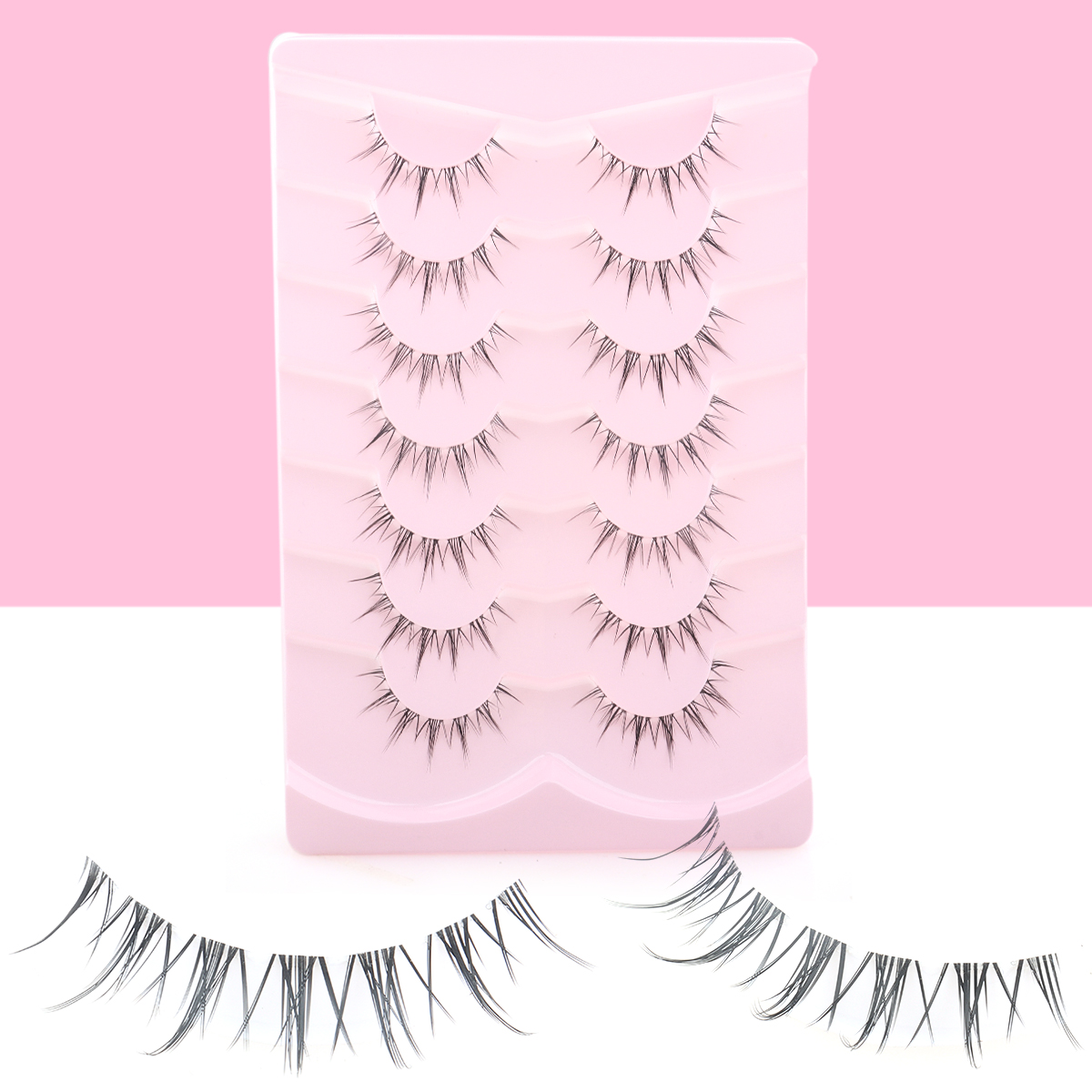 Costomized Wholesale Synthetic Hair False Eyelashes Natural Look Fox Eye - Image 4