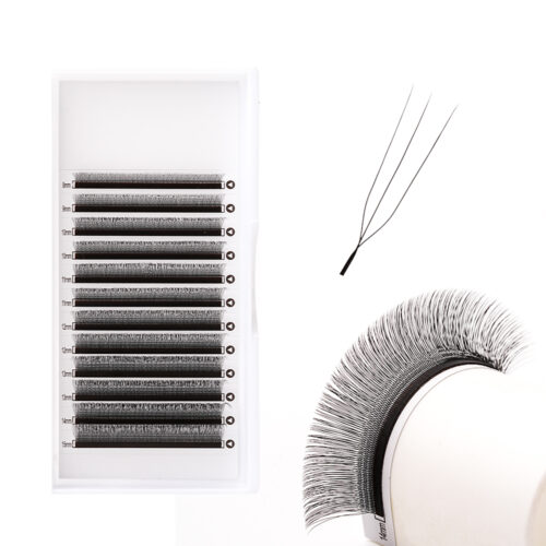 4 Costomized Wholesale U Shaped PBT Individual Natural Volume Lashes Eeylash Extensions
