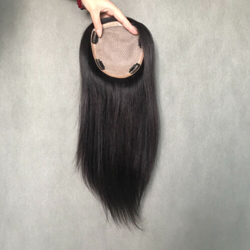 41 Costomized Wholesale Bulk Sale Factory High Quality Human Hair 13×14 Mono Topper Straight