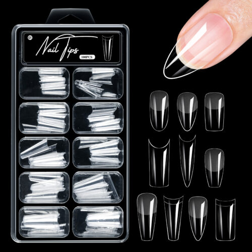 56 Wholesale Matte Press on Nails Tips Set, Full/Half Cover for Natural & Party Styles