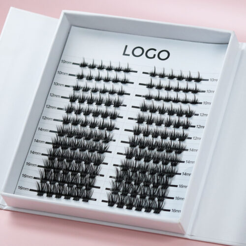 6 Wholesale Individual Lash Clusters Natual Precut Segmented Eyelash Clusters