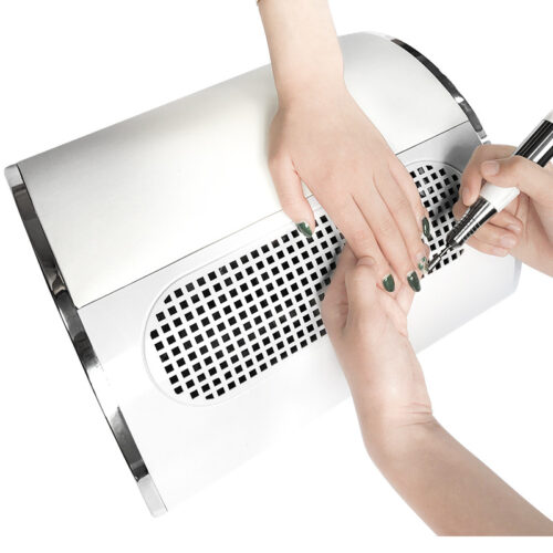 6 Professional Brushless Turbine Nail Collector New Design Nail Dust Collector for Salon Nail Supplies+