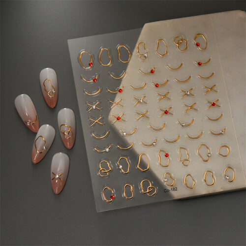 61 Costomized Wholesale Mini Nail Sticker for Press on Nail Accessories