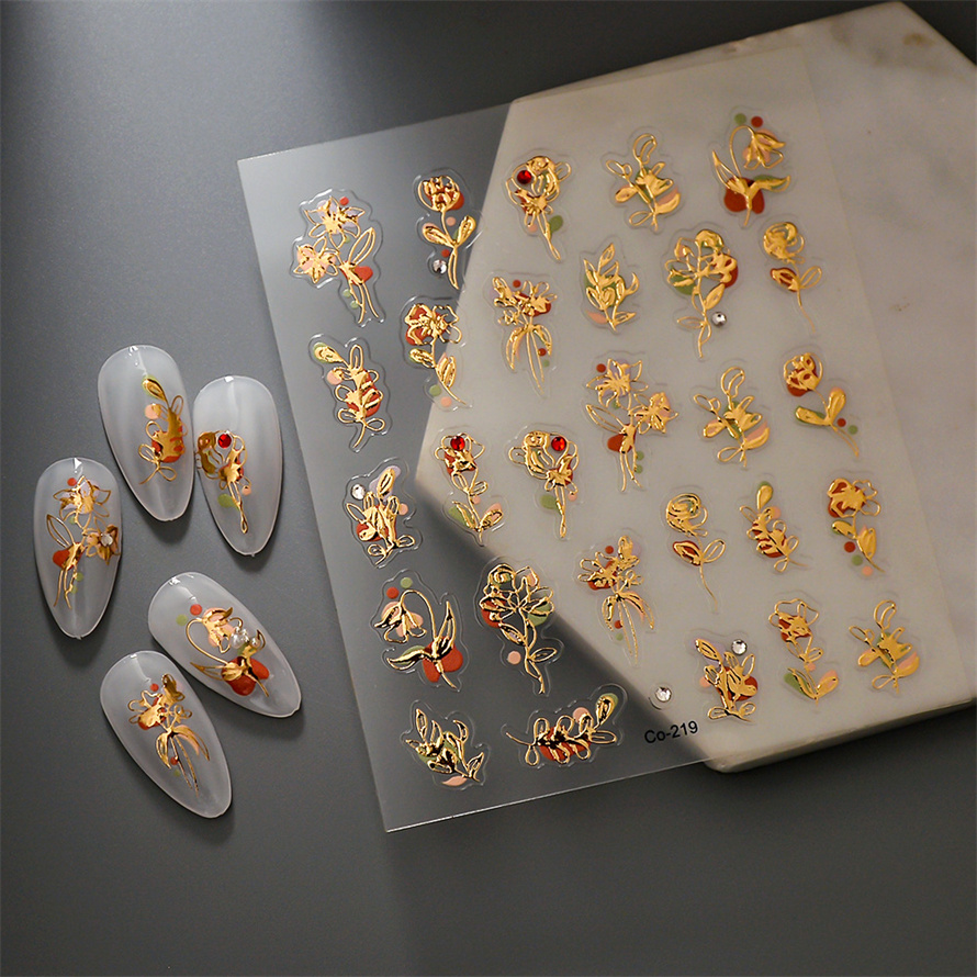 Costomized Wholesale Mini Nail Sticker for Press on Nail Accessories - Image 5