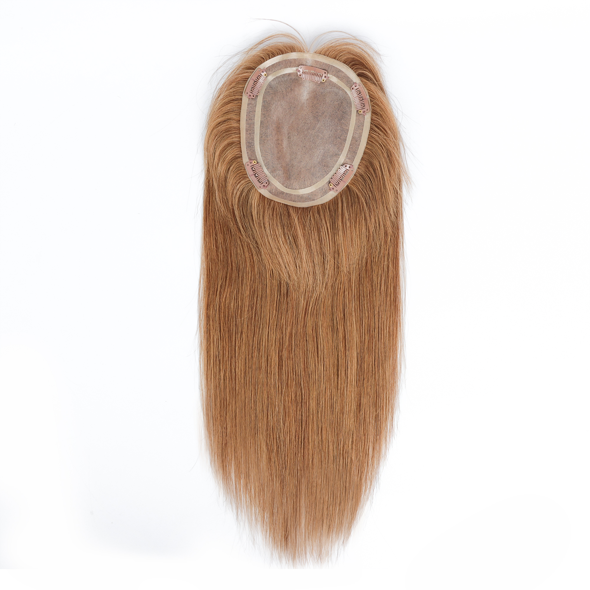 Costomized Wholesale Bulk Sale Factory High Quality Human Hair 8×13 Mono Topper Straight - Image 4