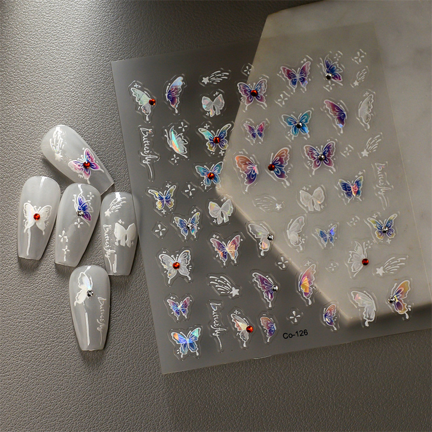 Costomized Wholesale Mini Nail Sticker for Press on Nail Accessories - Image 4