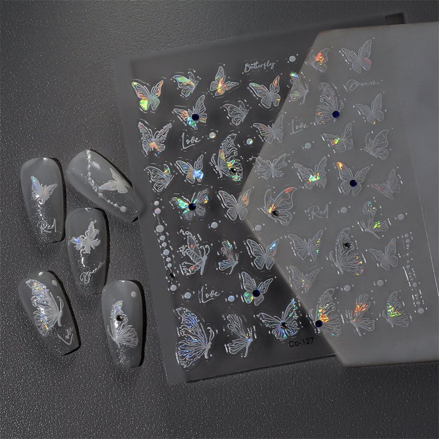 Costomized Wholesale Mini Nail Sticker for Press on Nail Accessories - Image 3