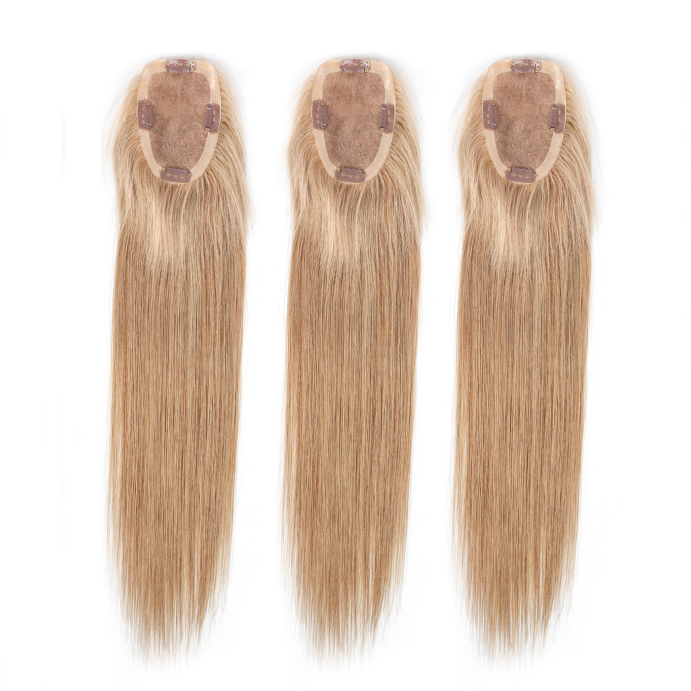 Costomized Wholesale Bulk Sale Factory High Quality Human Hair 8×13 Mono Topper Straight - Image 2