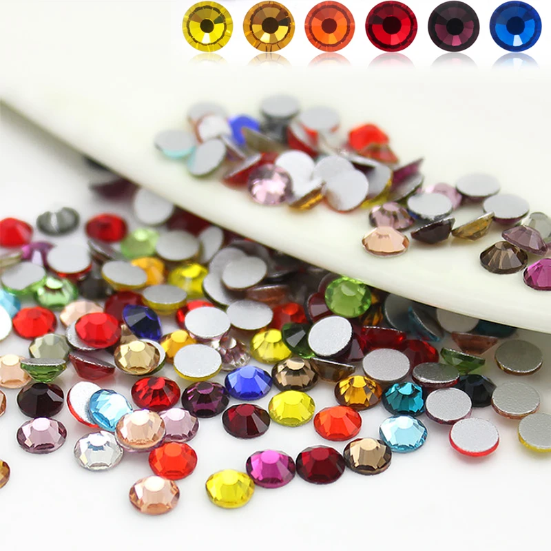 High-Quality Glass Crystals Nail Rhinestones Diverse Mixed Sized Glass Rhinestones - Image 3