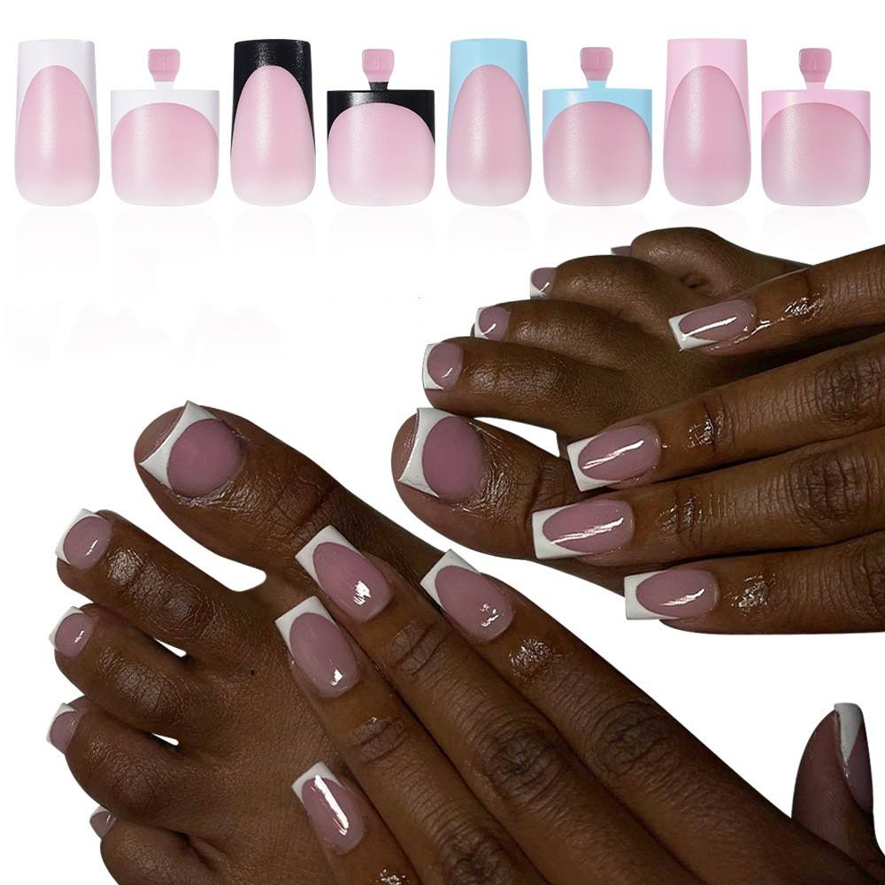 Wholesale Custom Press on Nails Square Mechanical Nail the same Series for Hand and Feet - Image 3