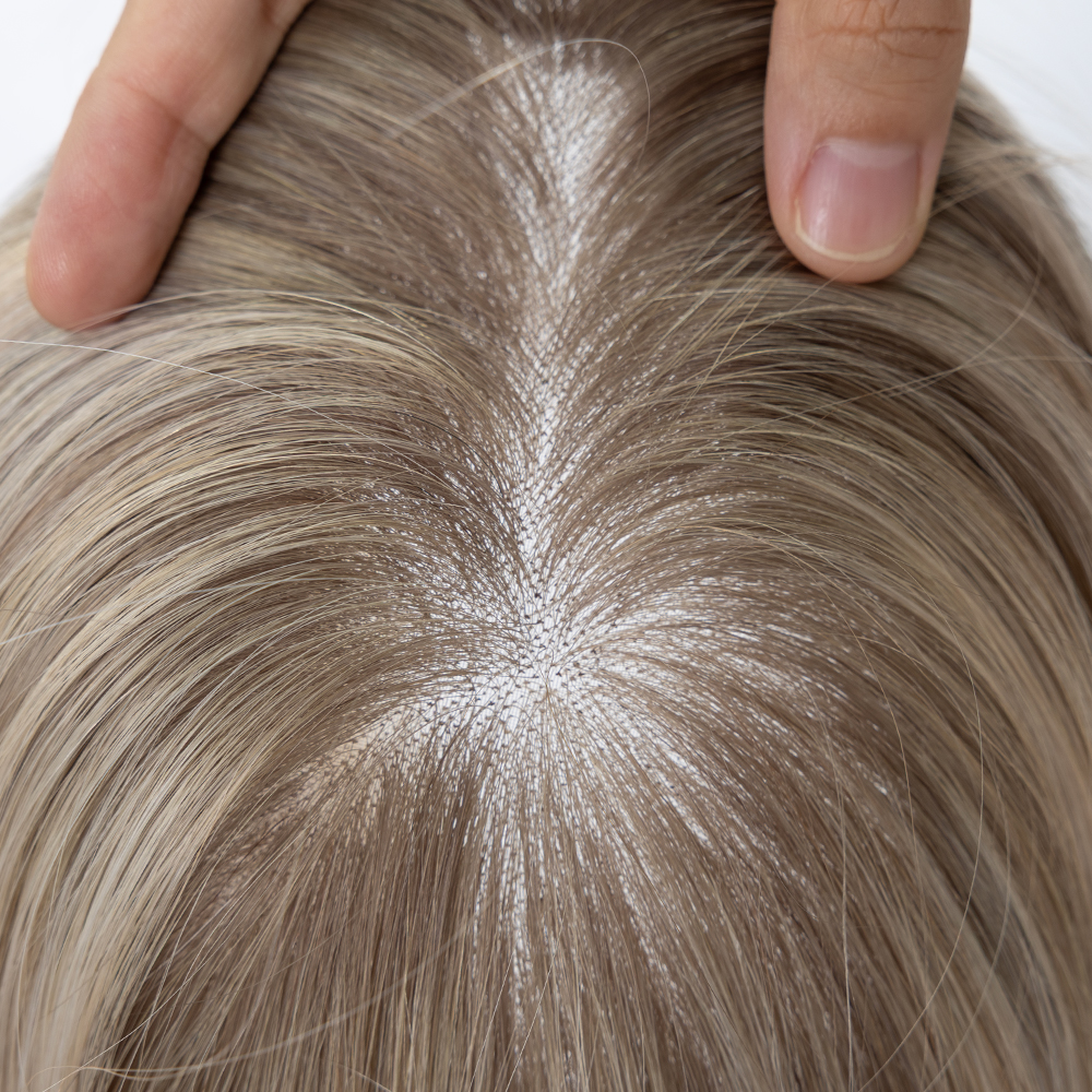 customized Bulk Sale 100% human hair 12×14 mono topper Supplier Straight - Image 4