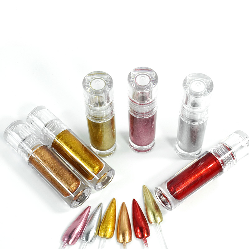 Nail Powder Shimmer Nail Liquid Chrome Mirror Powder for Nail Gel - Image 4