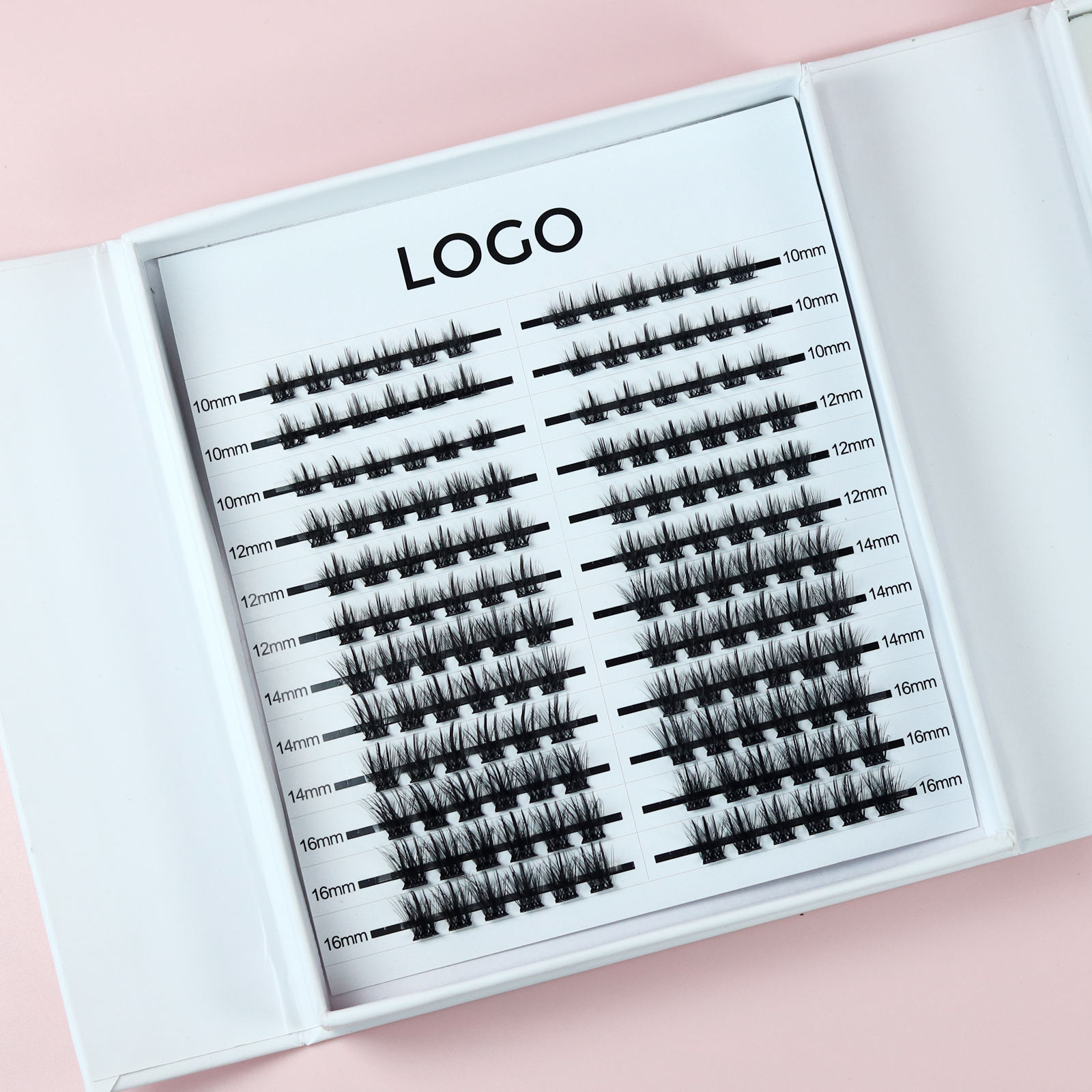 Wholesale Individual Lash Clusters Natual Precut Segmented Eyelash Clusters - Image 4