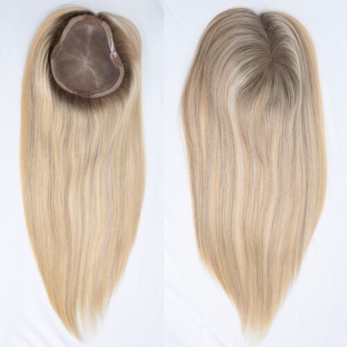 80 customized Bulk Sale 100% human hair 12×14 mono topper Supplier Straight