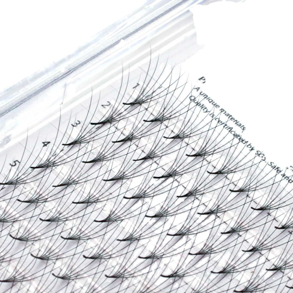 Wholesale Premium Korean Silk Fans Eyelash Extension Luxury Premade Lash Fans Natural Style