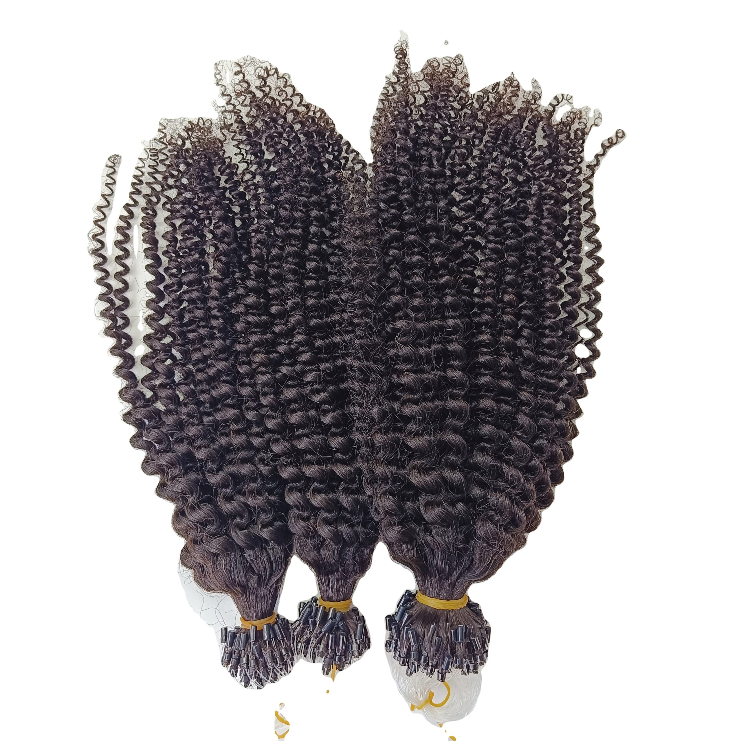 Wholesale High Quality 100% Virgin Human Hair Micro Ring Extensions Kinky Curly - Image 5